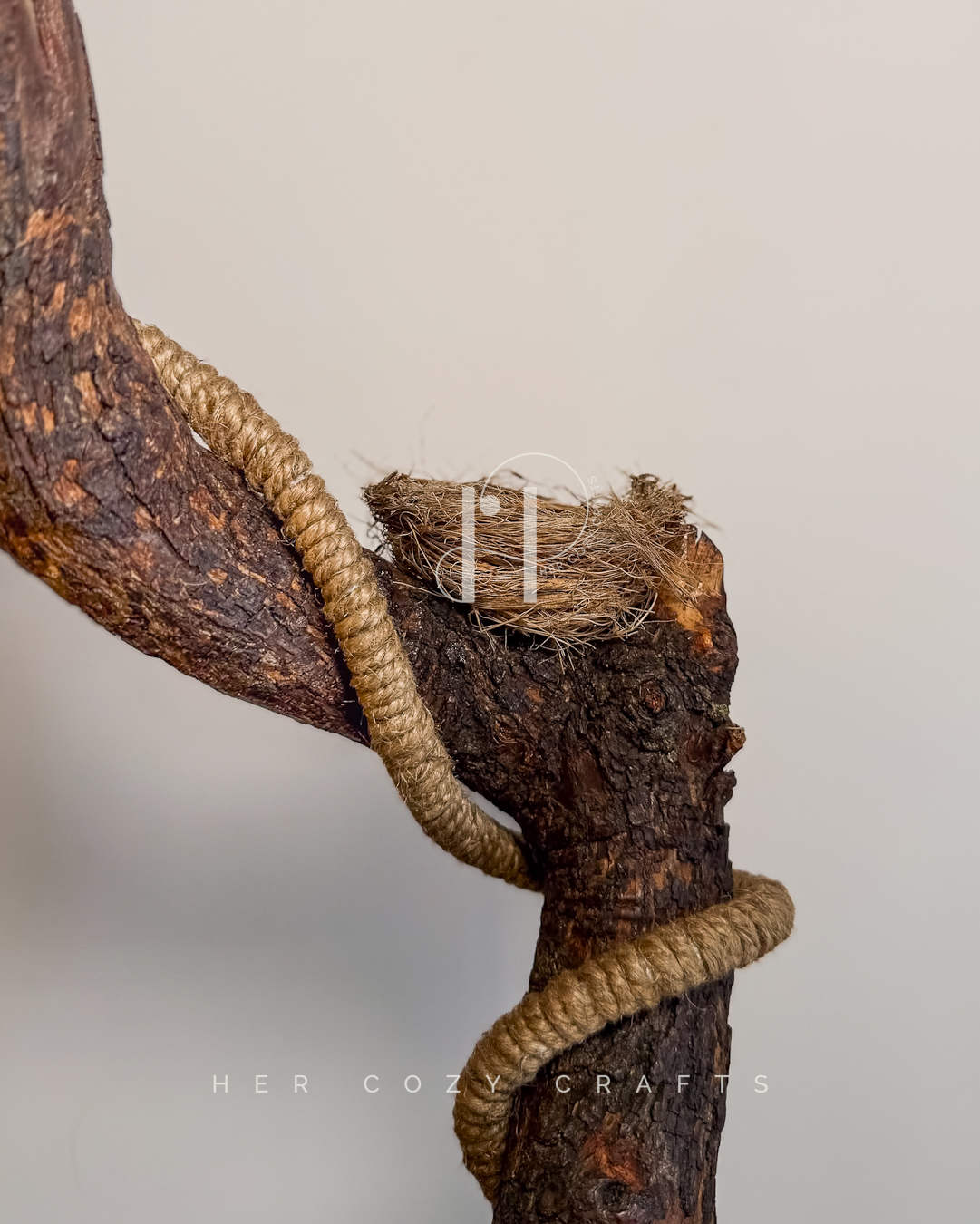 Homestead Curve Lamp - Angled stem over house, pins, and stone walkway - Image 5