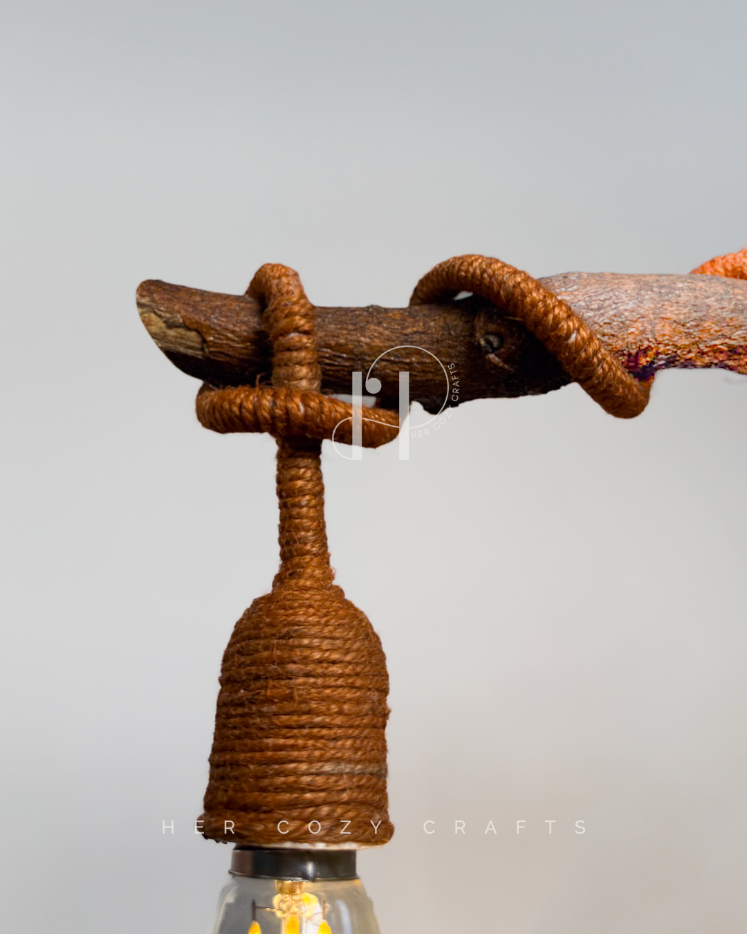 L Shape Yard Lamp - Side reaching stem over village deck - Image 7
